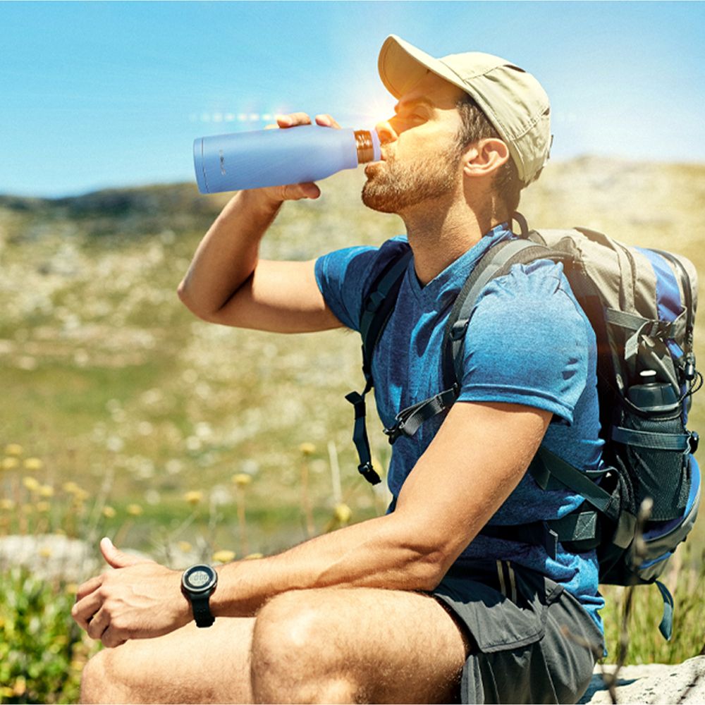 Термобутылка Tabenodo, голубая — изображение 8