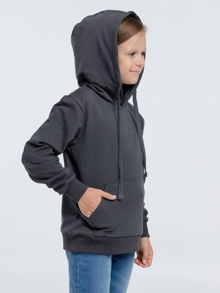 Худи детское Kirenga Kids 2.0, темно-серое (графит) — изображение 8