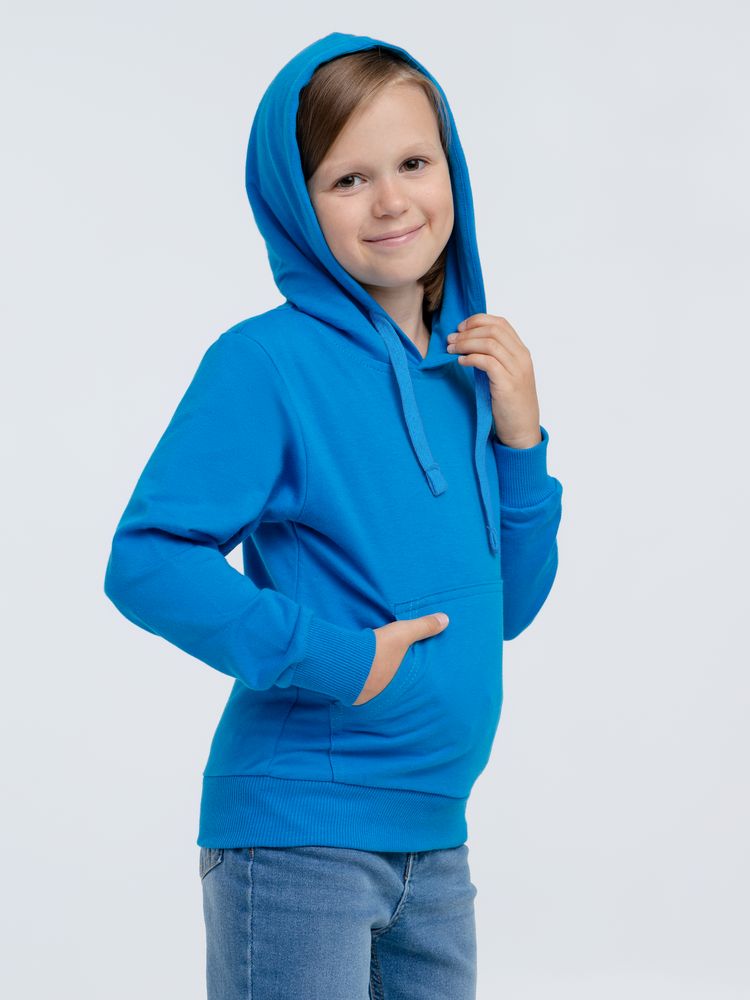 Худи детское Kirenga Kids 2.0, бирюзовое — изображение 6