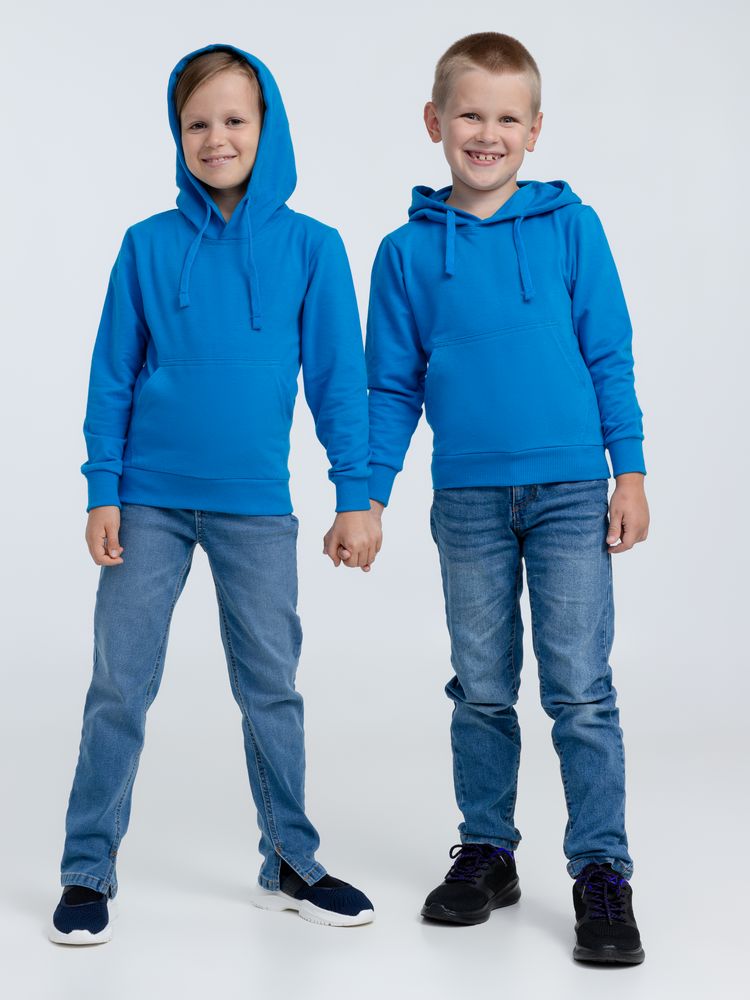 Худи детское Kirenga Kids 2.0, бирюзовое — изображение 10