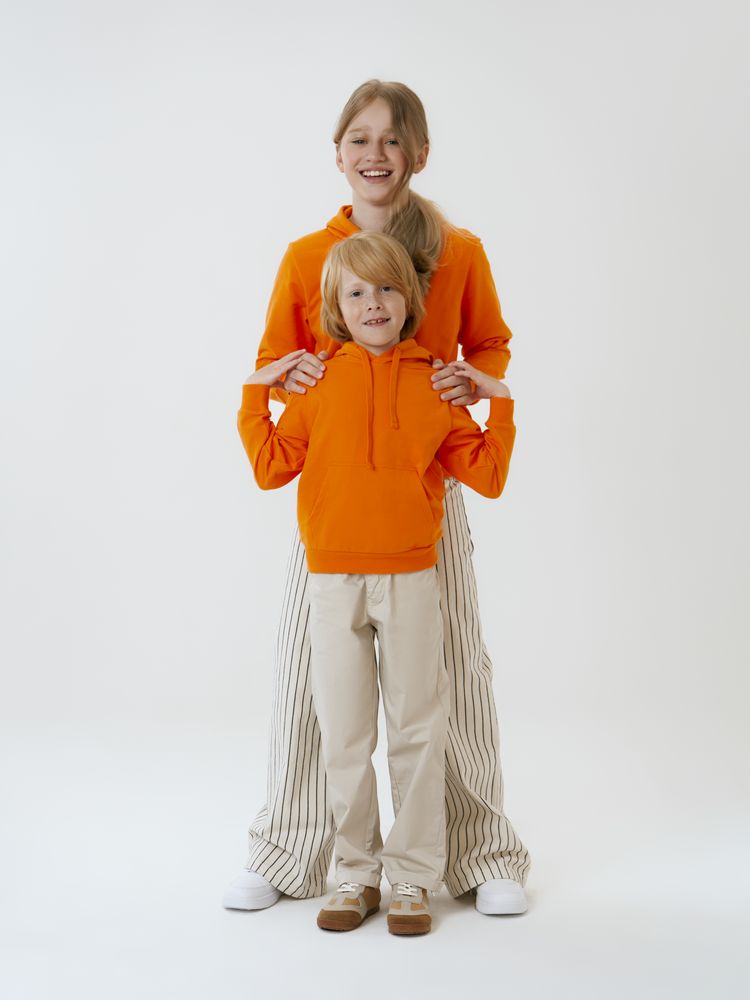 Худи детское Kirenga Kids 2.0, оранжевое — изображение 8