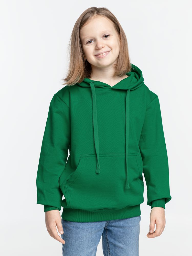 Худи детское Kirenga Kids 2.0, зеленое — изображение 4