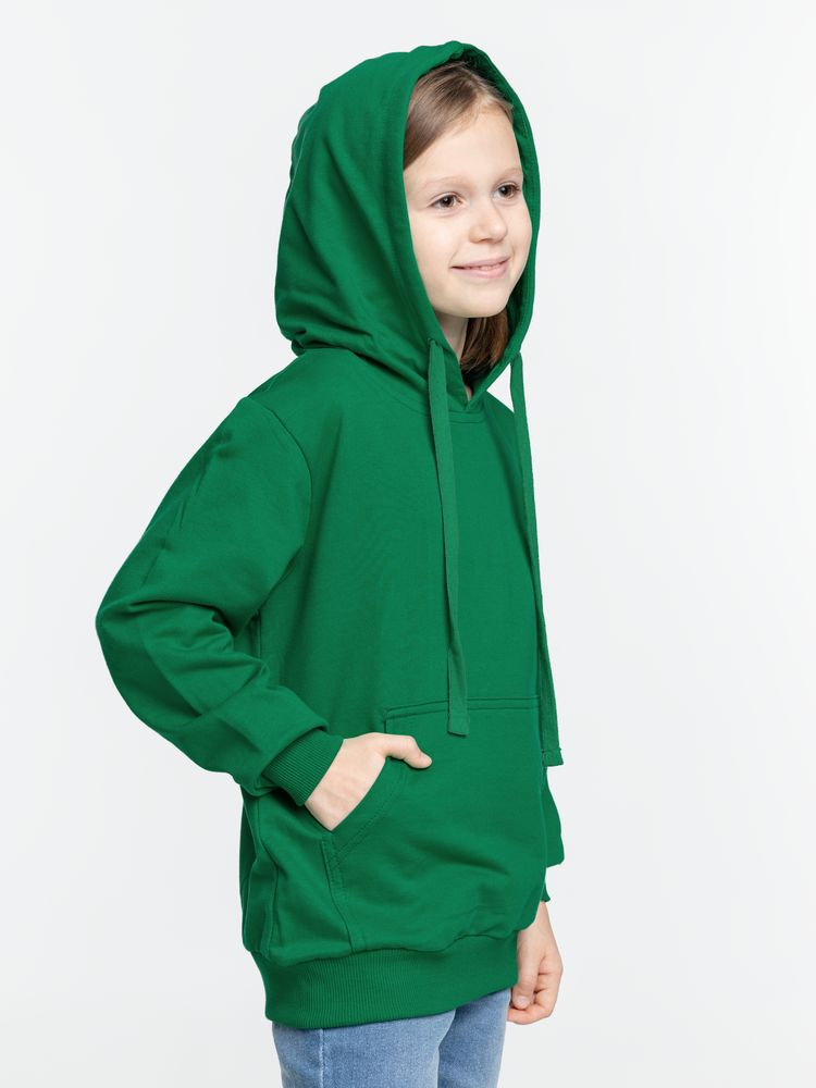 Худи детское Kirenga Kids 2.0, зеленое — изображение 5