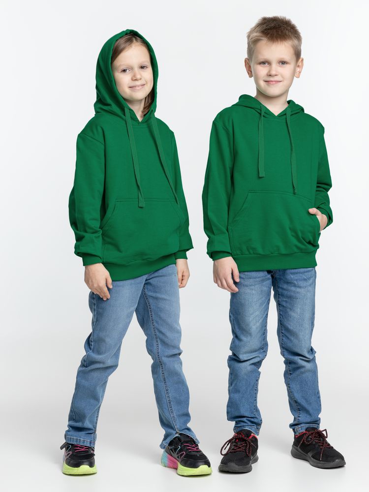Худи детское Kirenga Kids 2.0, зеленое — изображение 10
