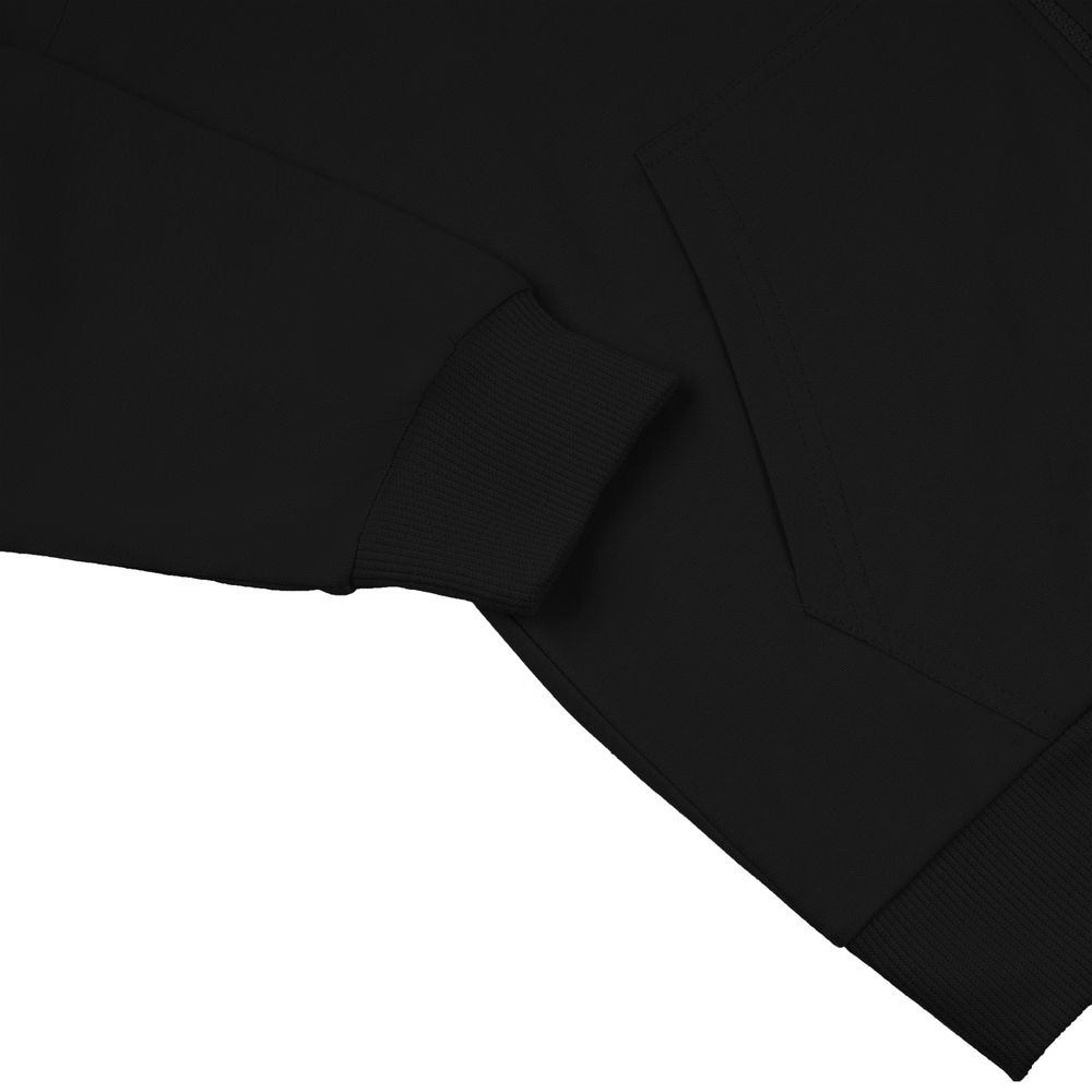 Толстовка на молнии с капюшоном Siverga 2.0, черная — изображение 4