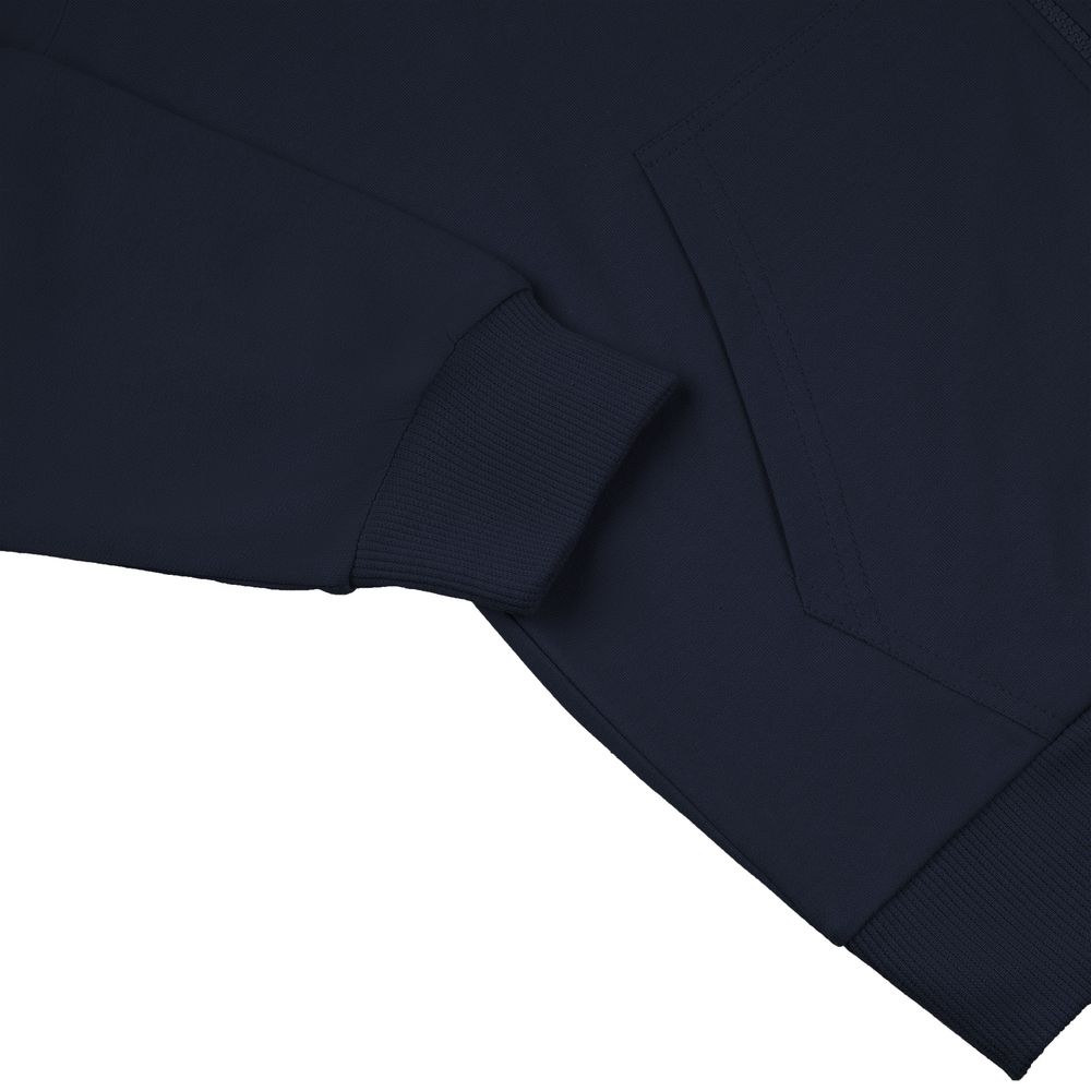 Толстовка на молнии с капюшоном Siverga 2.0, темно-синяя — изображение 4