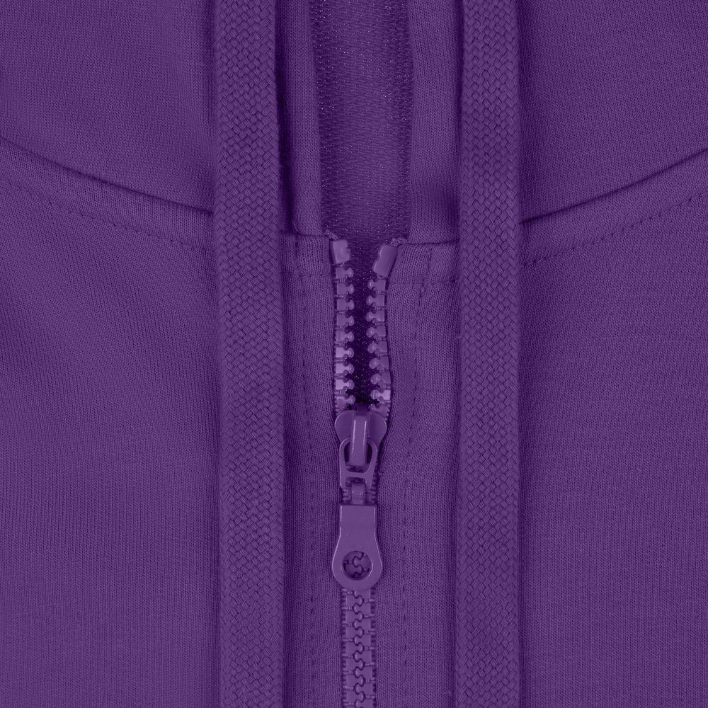 Толстовка на молнии с капюшоном Siverga 2.0, фиолетовая — изображение 5