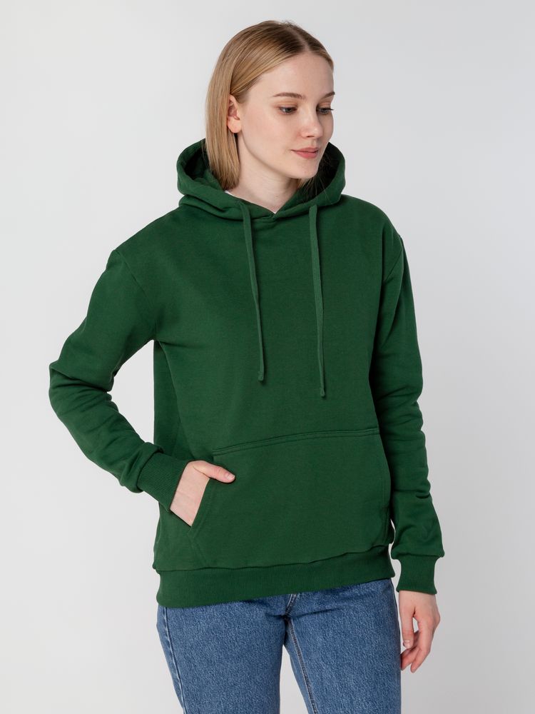 Худи Kirenga Heavy 2.0, темно-зеленое — изображение 12