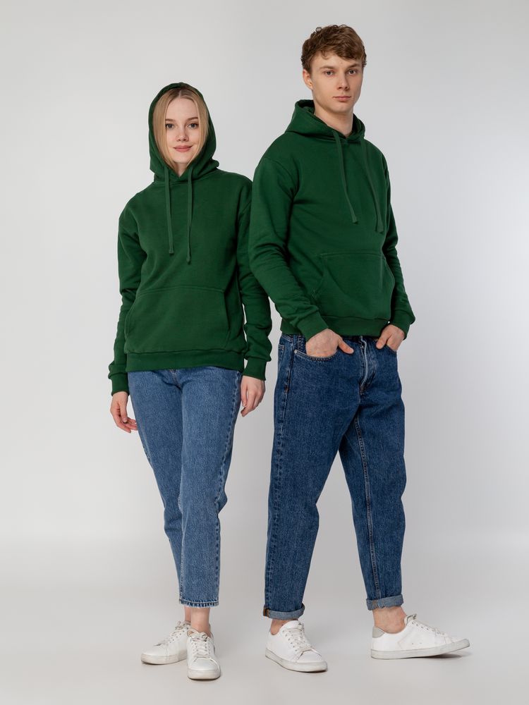 Худи Kirenga Heavy 2.0, темно-зеленое — изображение 16