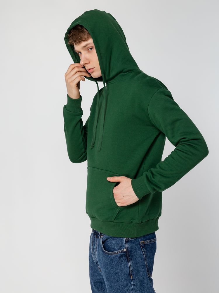 Худи Kirenga Heavy 2.0, темно-зеленое — изображение 9