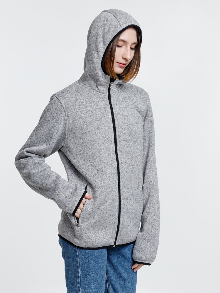 Куртка с капюшоном унисекс Gotland, серая — изображение 15