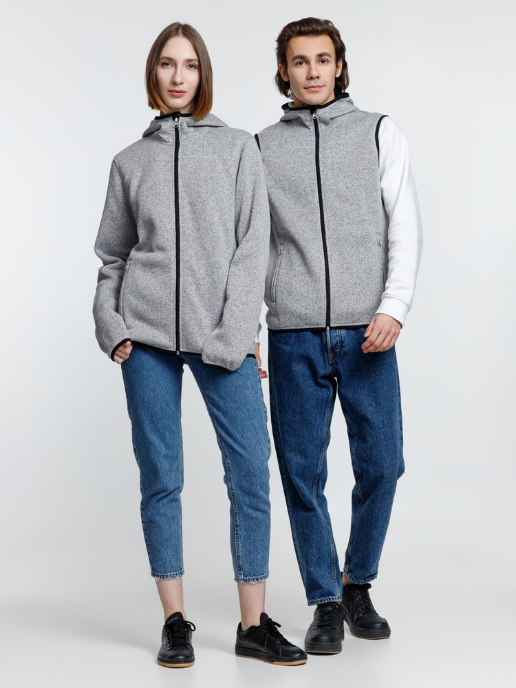 Куртка с капюшоном унисекс Gotland, серая — изображение 18