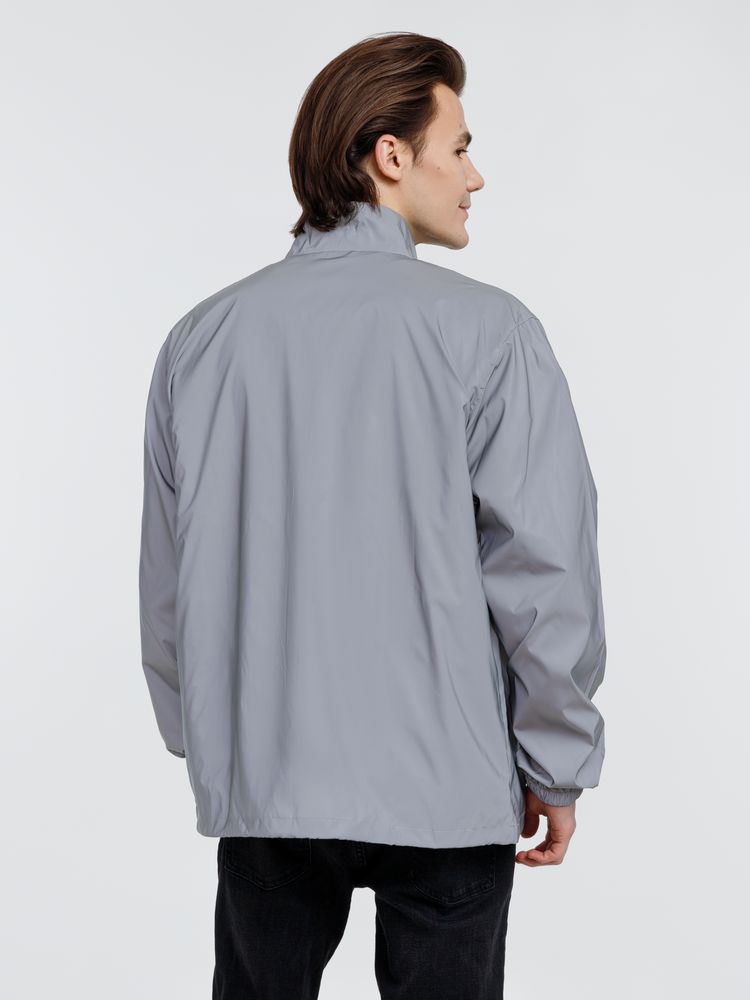 Ветровка Manifest 2.0 из светоотражающей ткани, серая — изображение 16