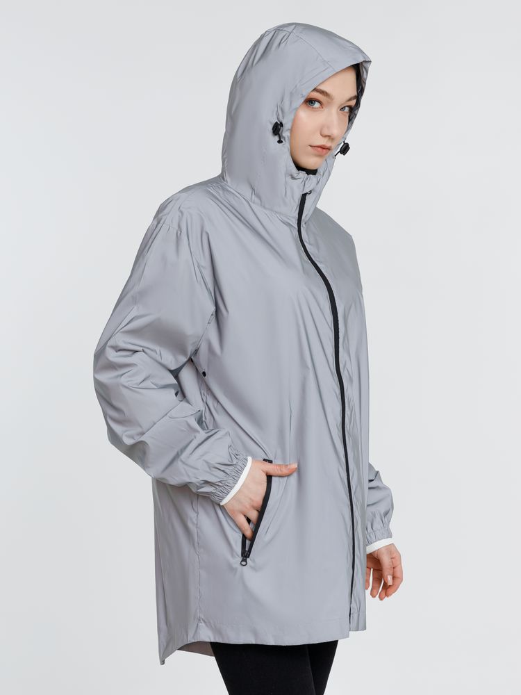 Парка Manifest из светоотражающей ткани, серая — изображение 19