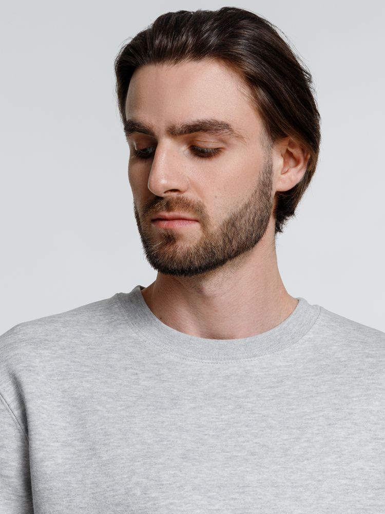 Свитшот унисекс Delta, серый меланж — изображение 13