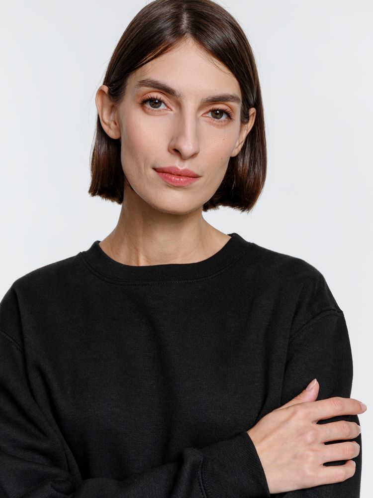 Свитшот унисекс Delta, черный — изображение 13