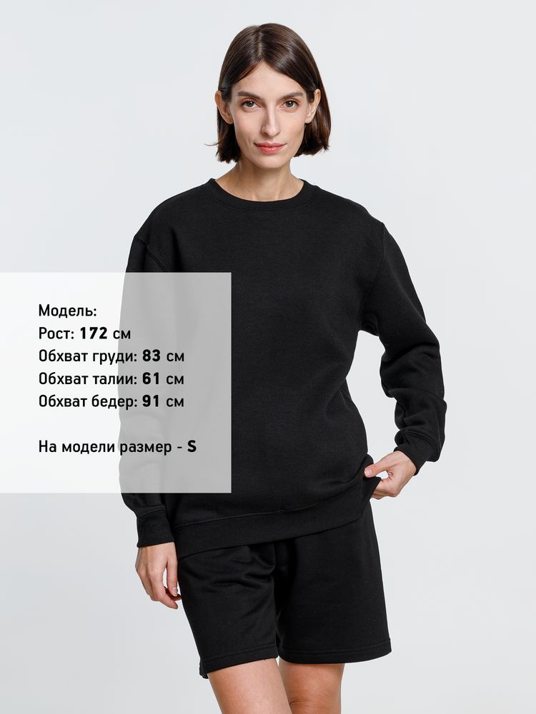 Свитшот унисекс Delta, черный — изображение 10
