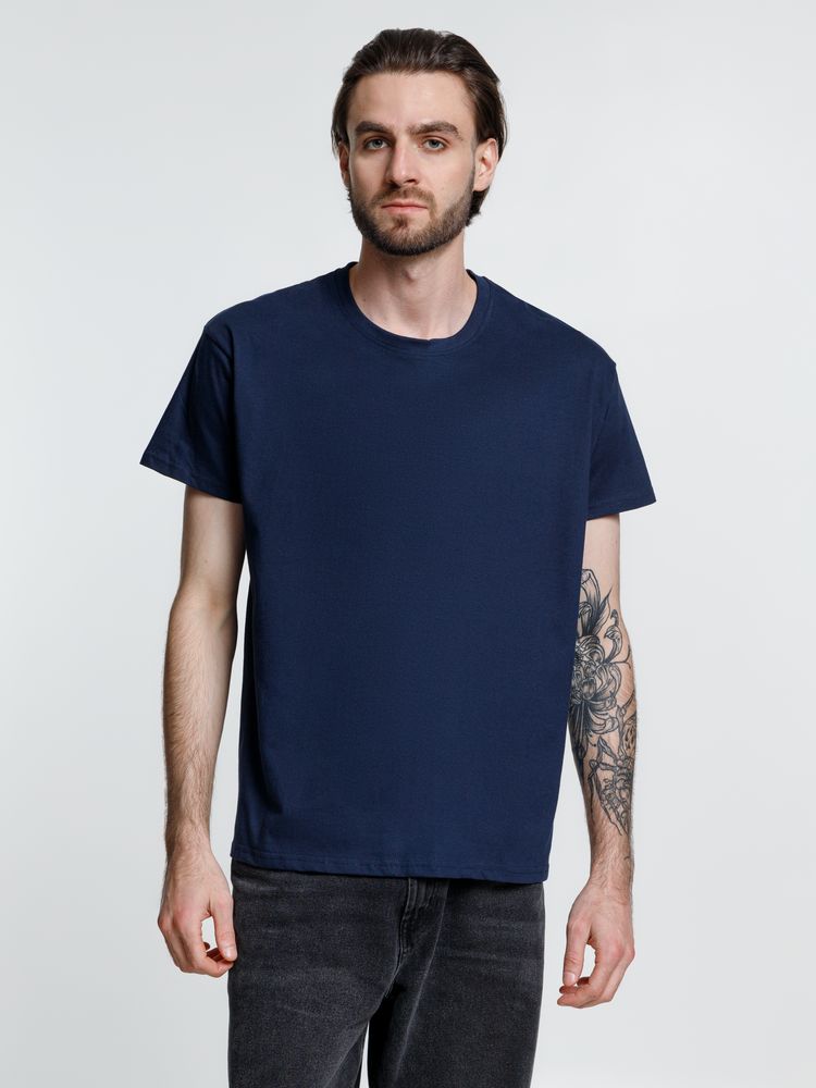 Футболка унисекс Ankara, темно-синяя — изображение 6