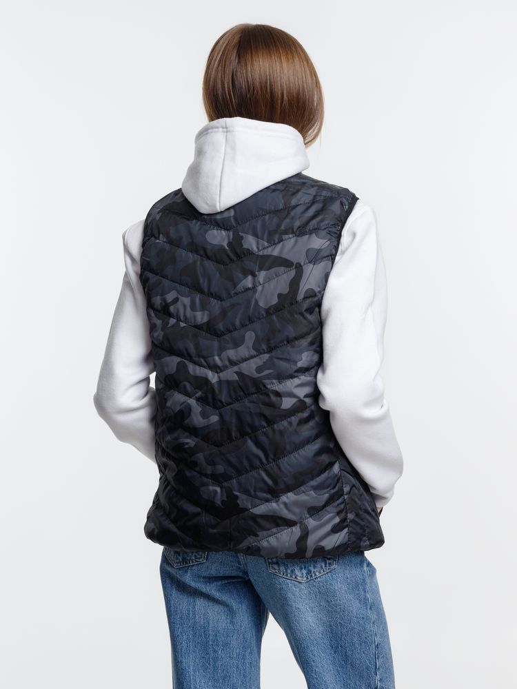 Жилет с подогревом Thermalli Valmorel, серый камуфляж — изображение 18