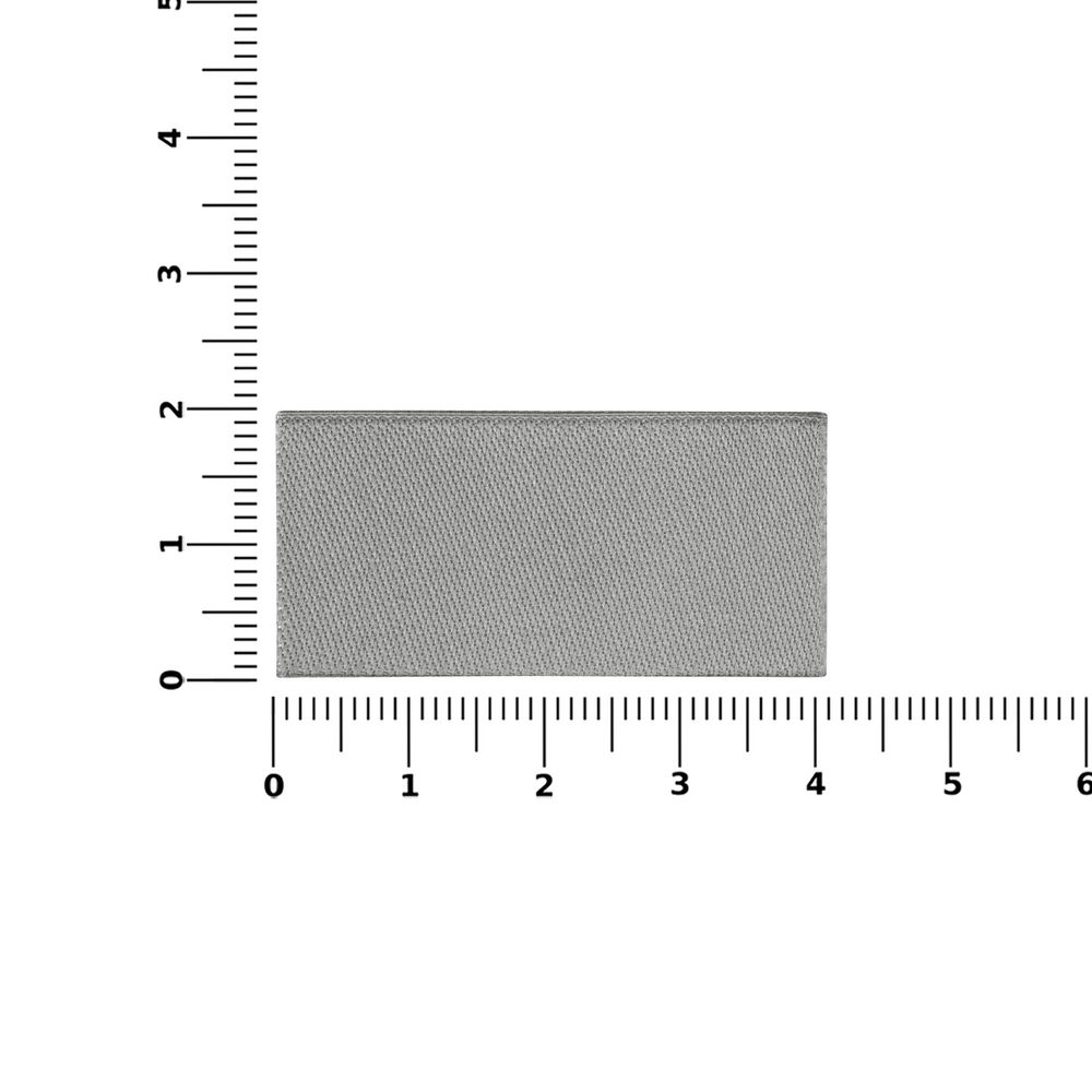 Лейбл тканевый Epsilon, XXS, серый — изображение 5