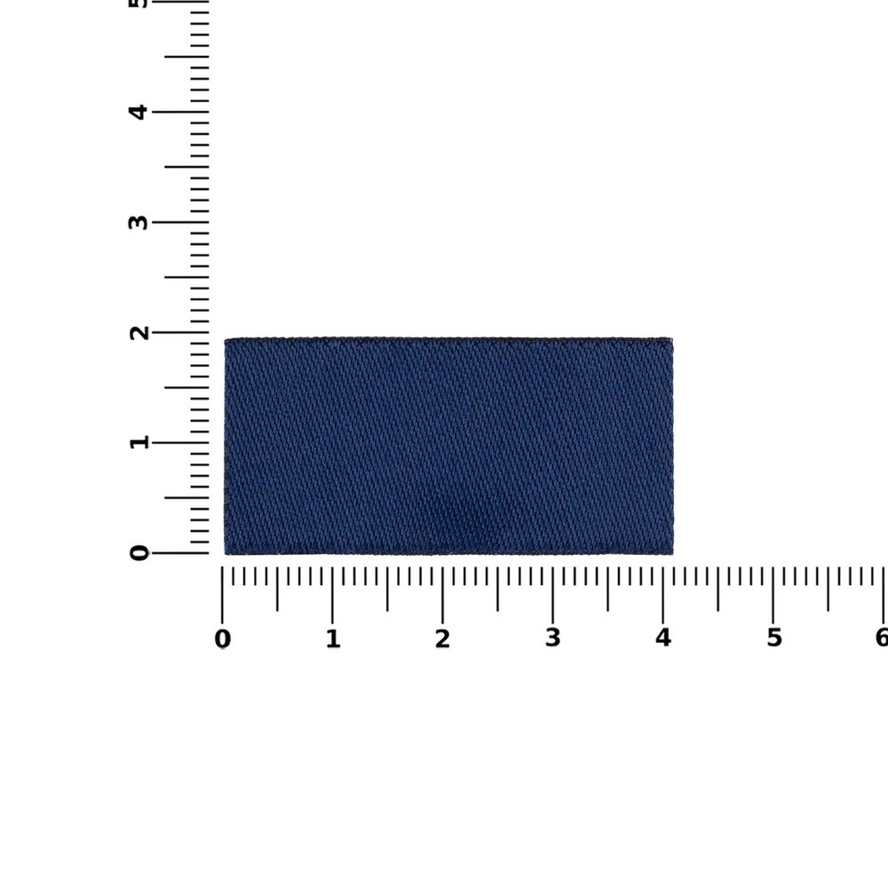 Лейбл тканевый Epsilon, XXS, темно-синий — изображение 4