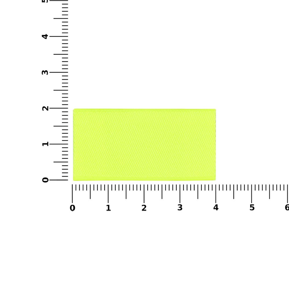 Лейбл тканевый Epsilon, XXS, желтый неон — изображение 4