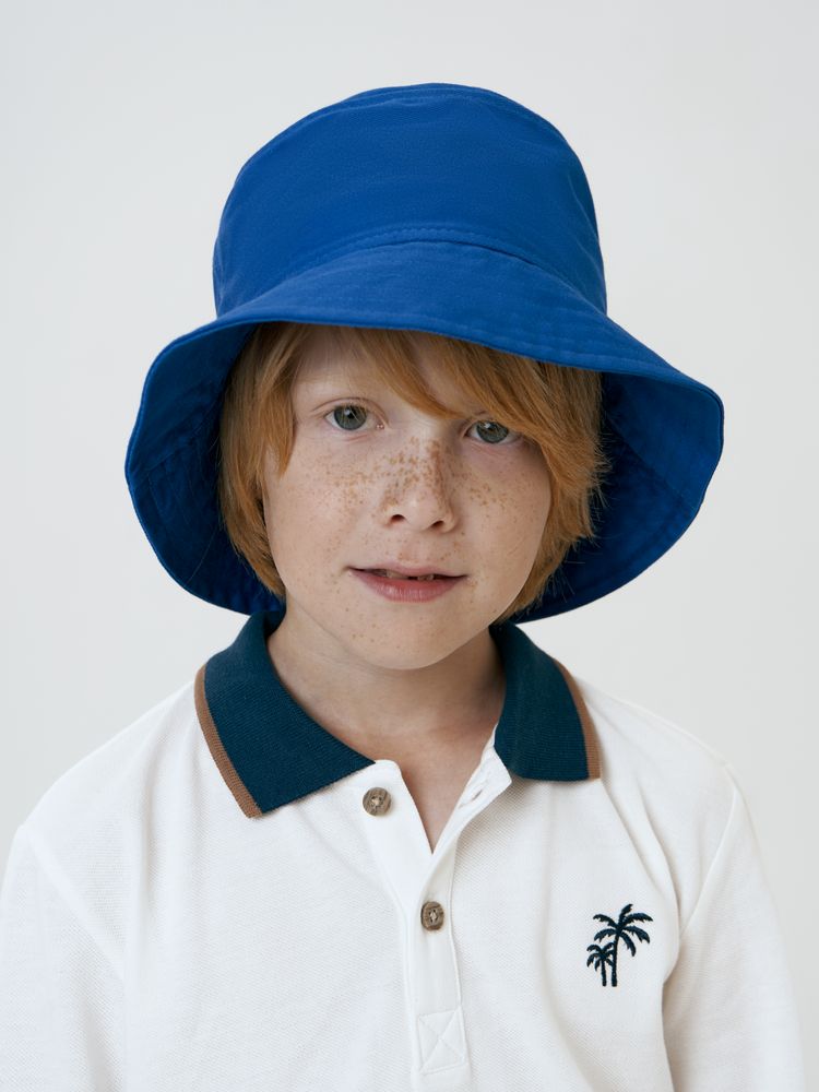 Панама детская Challenge Kids, ярко-синяя — изображение 4