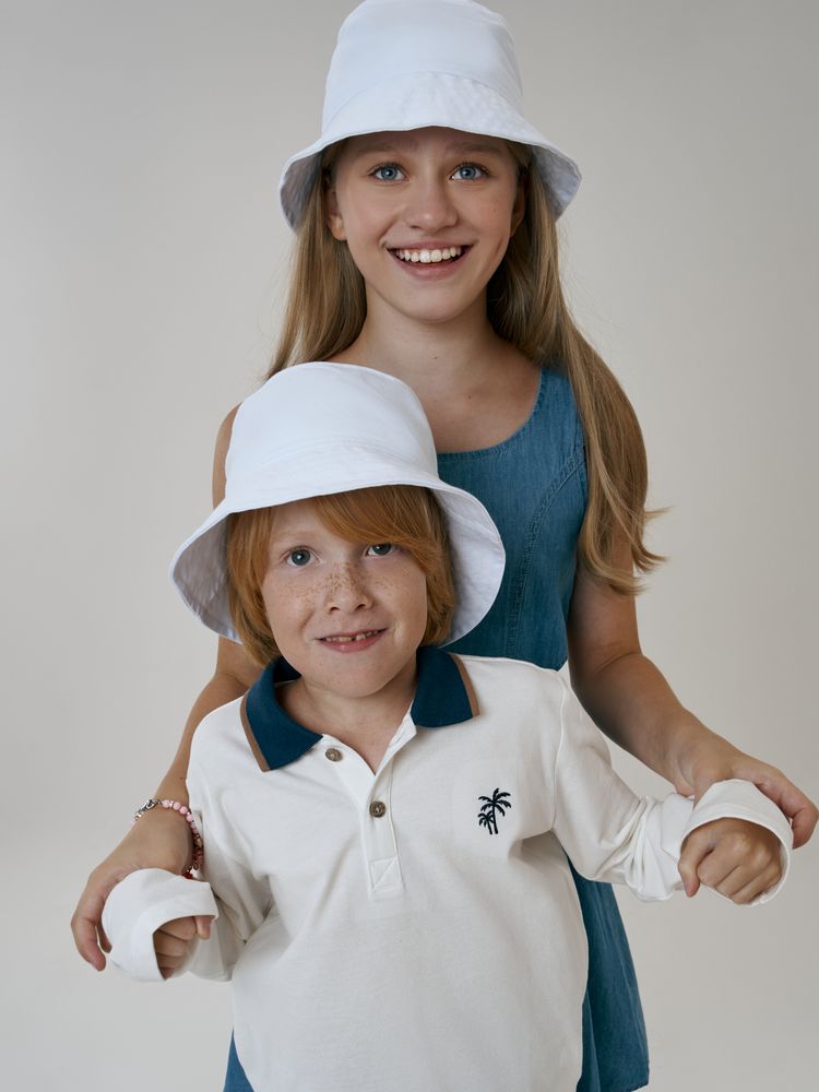 Панама детская Challenge Kids, белая — изображение 7