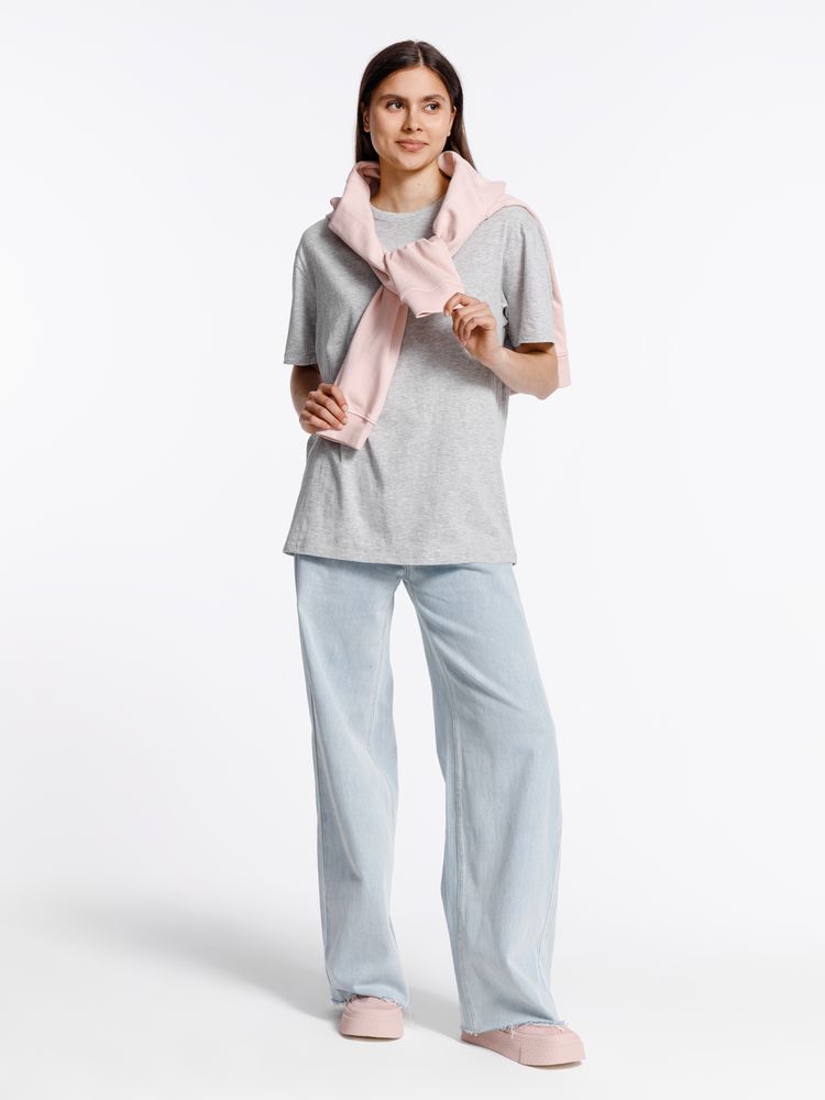 Футболка унисекс Streetwise, серый меланж — изображение 14