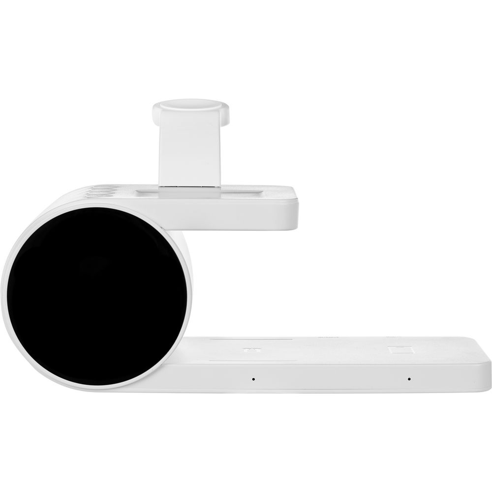 Станция беспроводной зарядки с часами fullStack, белая — изображение 4