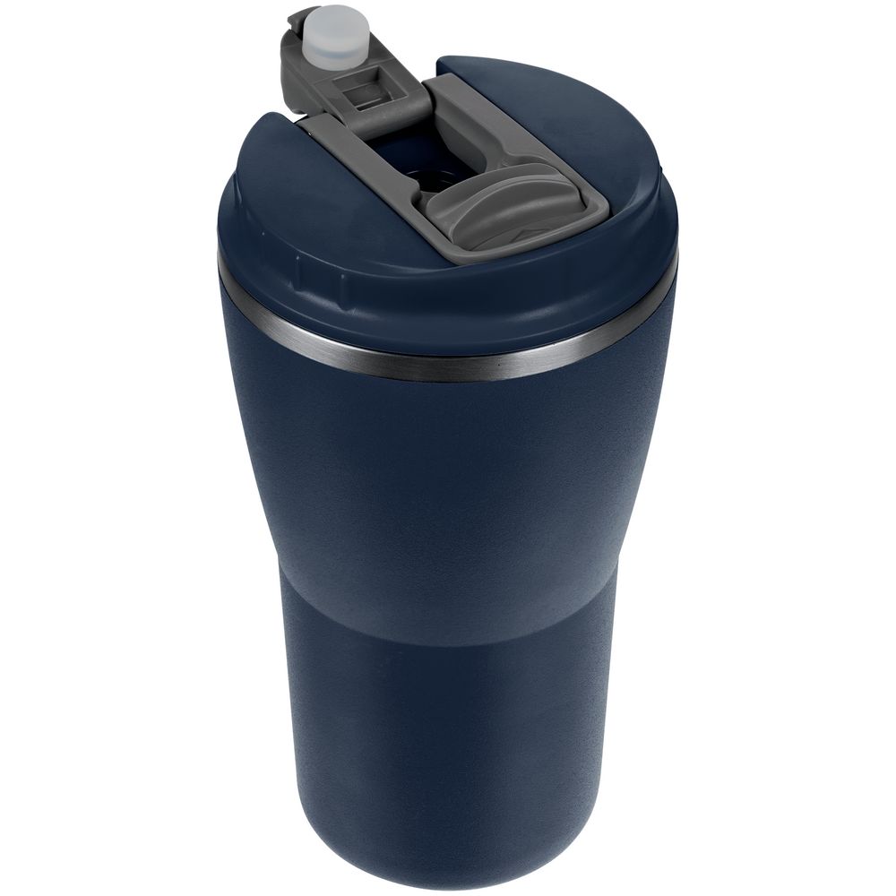 Термостакан Sapporo без логотипа, темно-синий — изображение 7