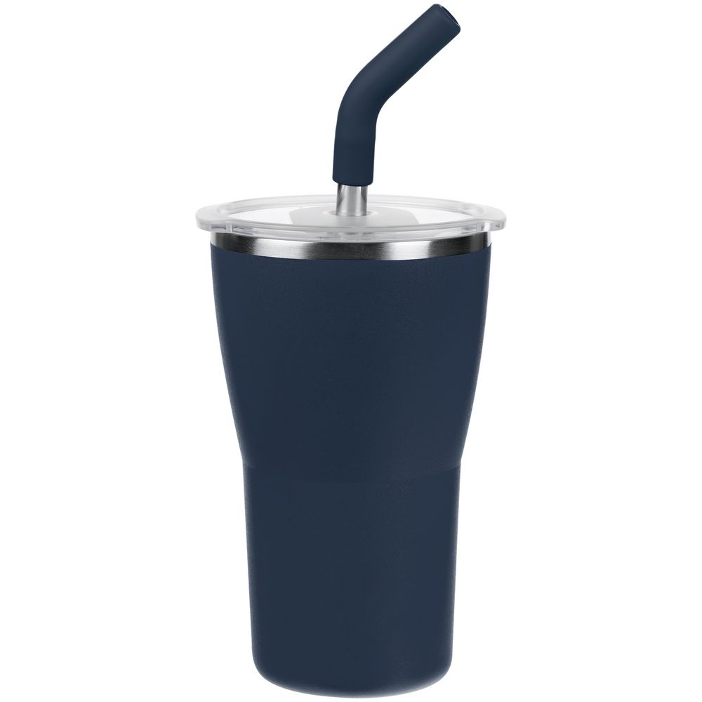 Термостакан Sapporo без логотипа, темно-синий — изображение 3