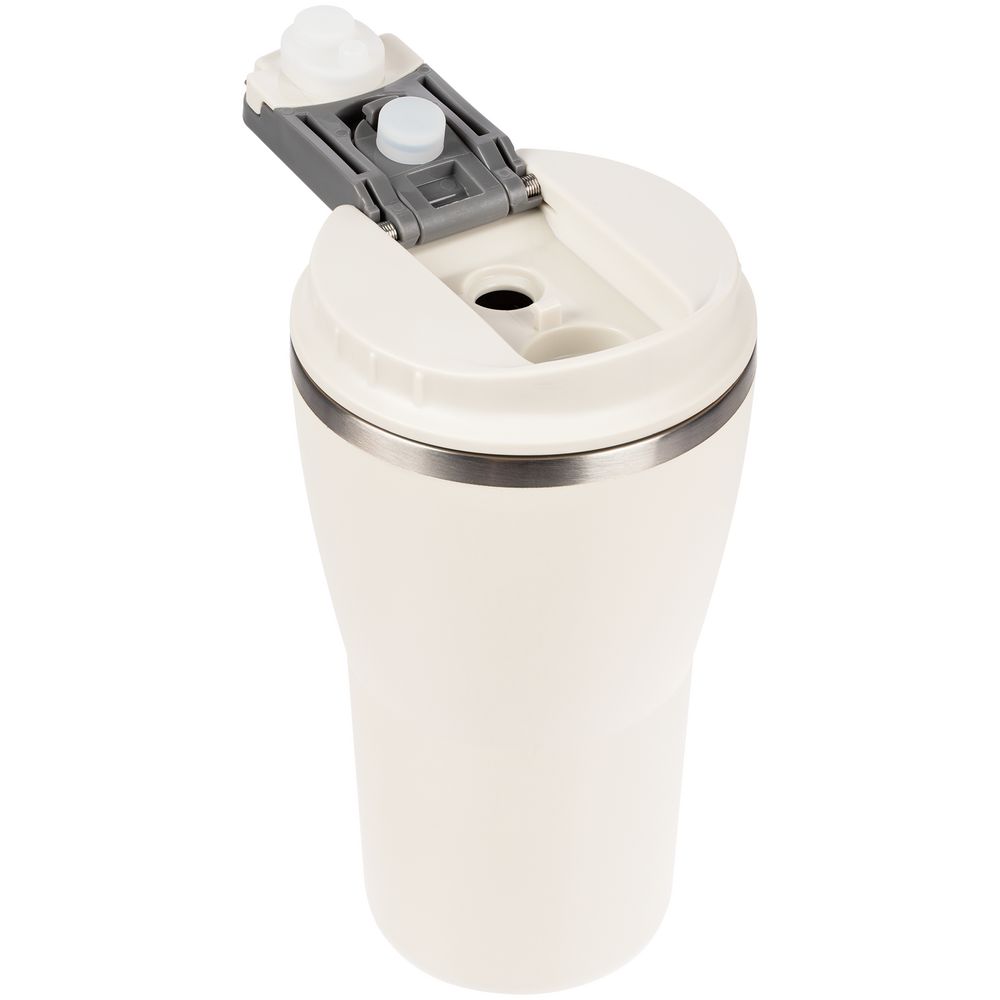 Термостакан Sapporo без логотипа, белый — изображение 8