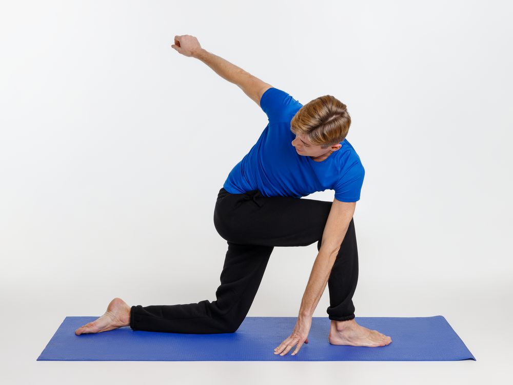 Коврик для фитнеса Flatland, синий — изображение 8