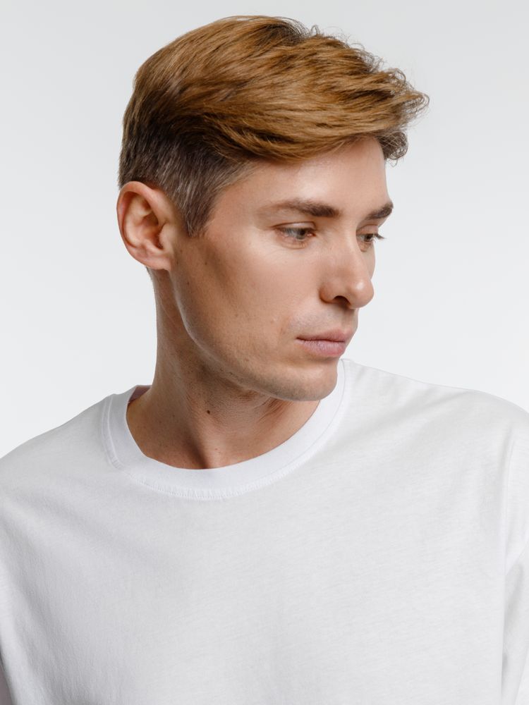 Футболка оверсайз унисекс Base Space, белая — изображение 12