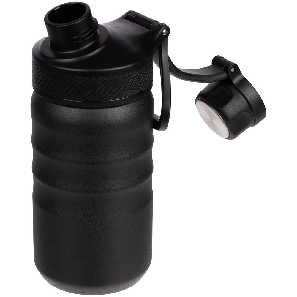 Термобутылка Fujisan 2.0 без логотипа, черная — изображение 7