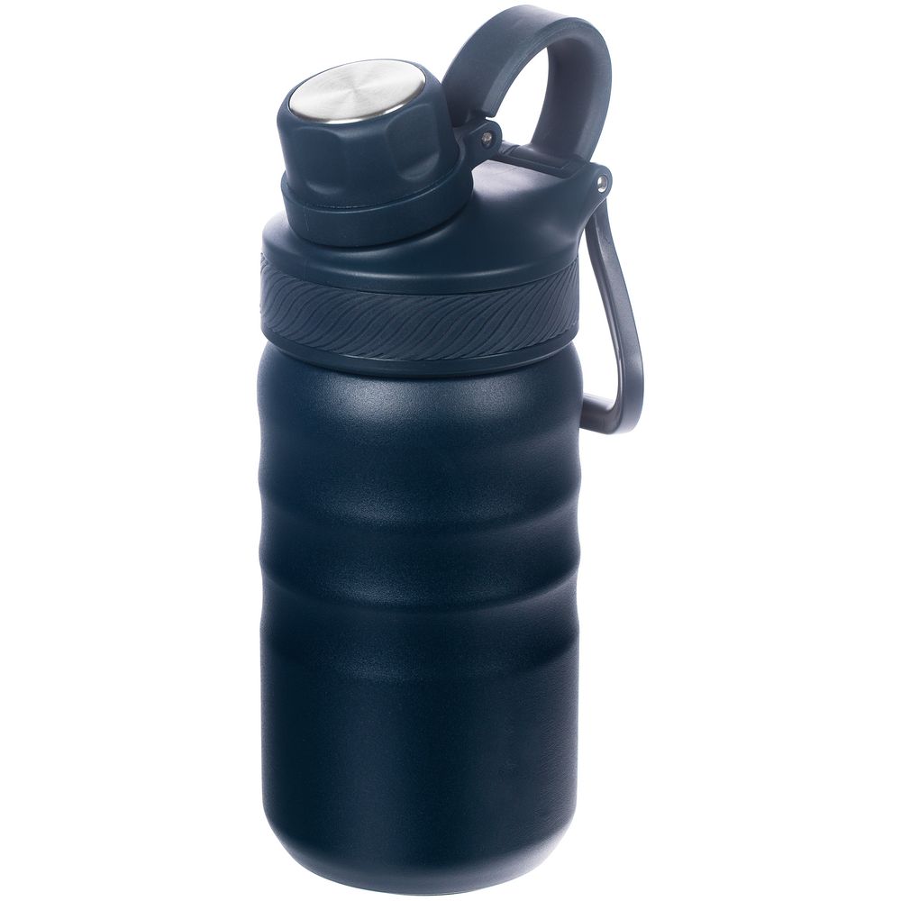 Термобутылка Fujisan 2.0 без логотипа, темно-синяя — изображение 7