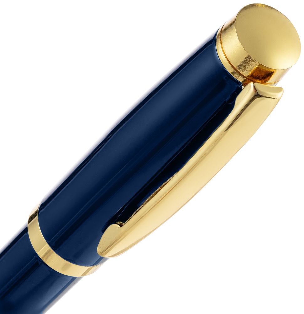 Ручка шариковая Letra Gold, глянцевая, темно-синяя — изображение 5