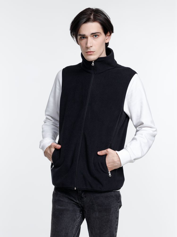 Жилет флисовый унисекс Nesse, черный — изображение 11