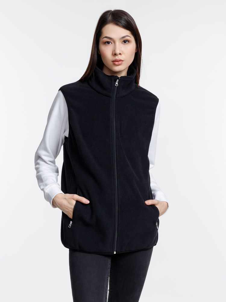 Жилет флисовый унисекс Nesse, черный — изображение 7