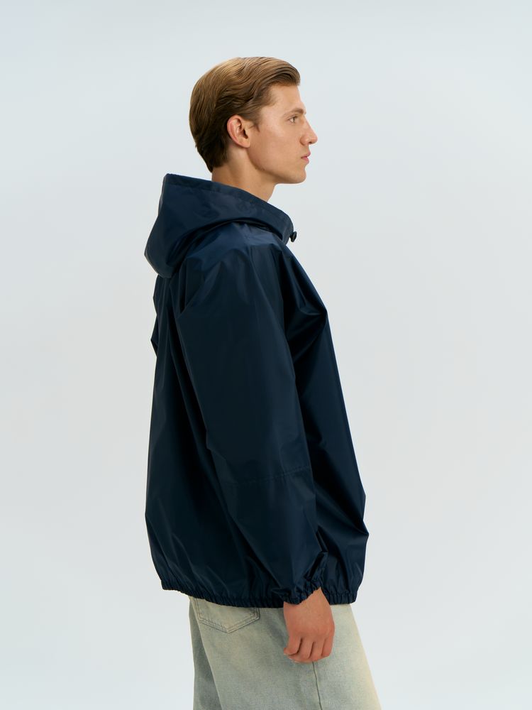Дождевик-анорак Alatau, укороченный, темно-синий, единый размер — изображение 7