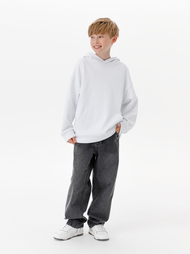 Худи детское оверсайз Houdini, белое — изображение 11