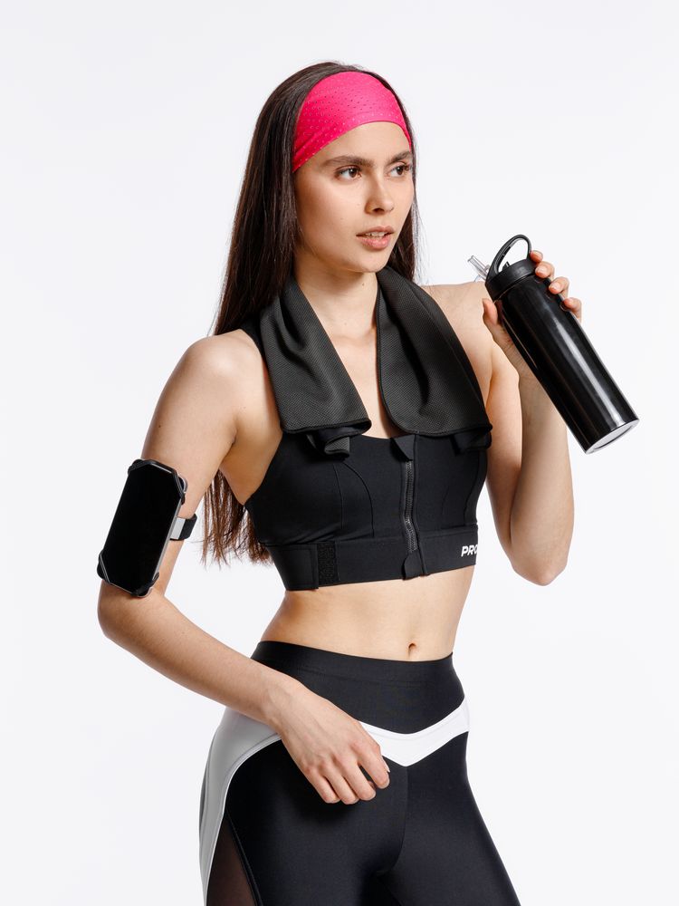 Охлаждающее полотенце Narvik в силиконовом чехле, черное — изображение 6