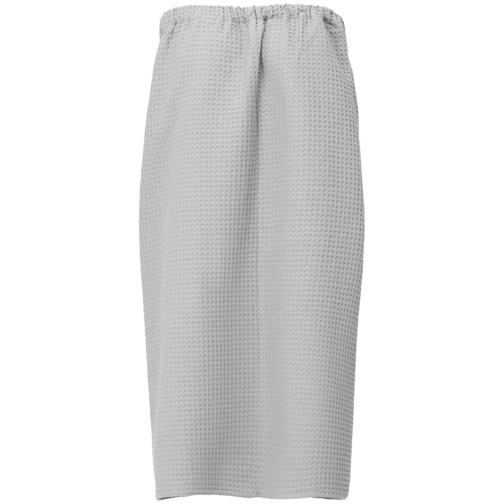 Килт вафельный женский Onsen, светло-серый, единый размер — изображение 3