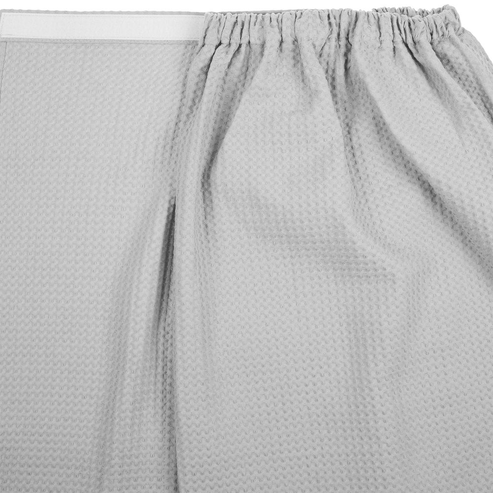 Килт вафельный женский Onsen, светло-серый, единый размер — изображение 4