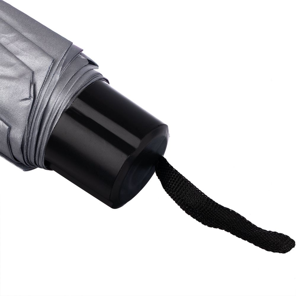 Зонт наоборот складной Stardome, синий с серебристым — изображение 6