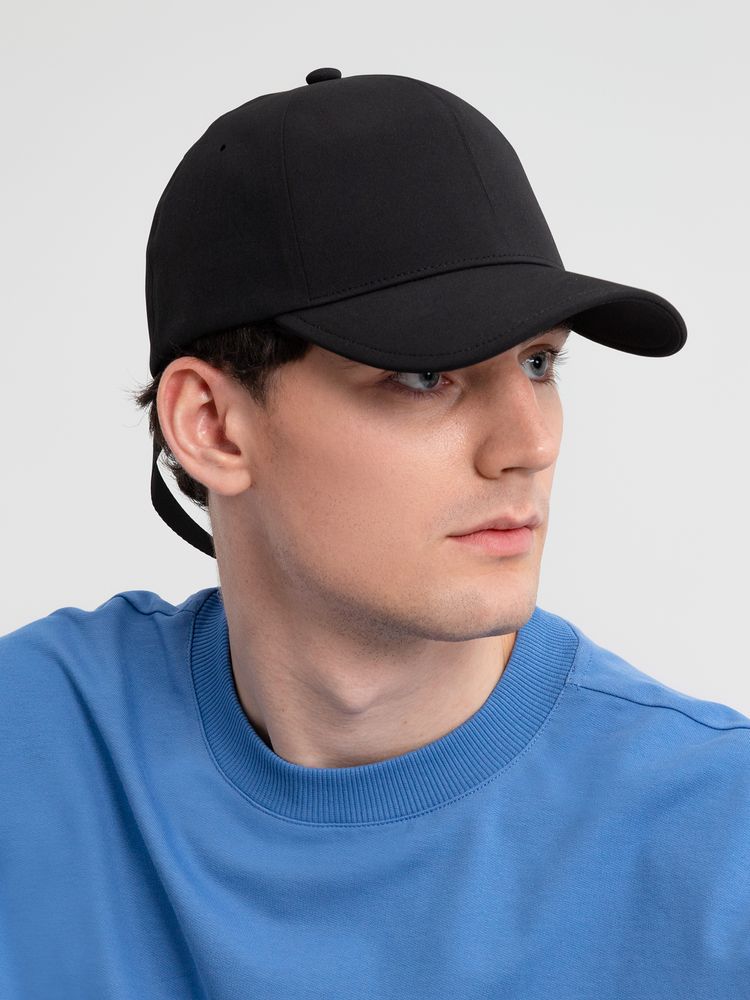 Бейсболка Kosmos, черная — изображение 8