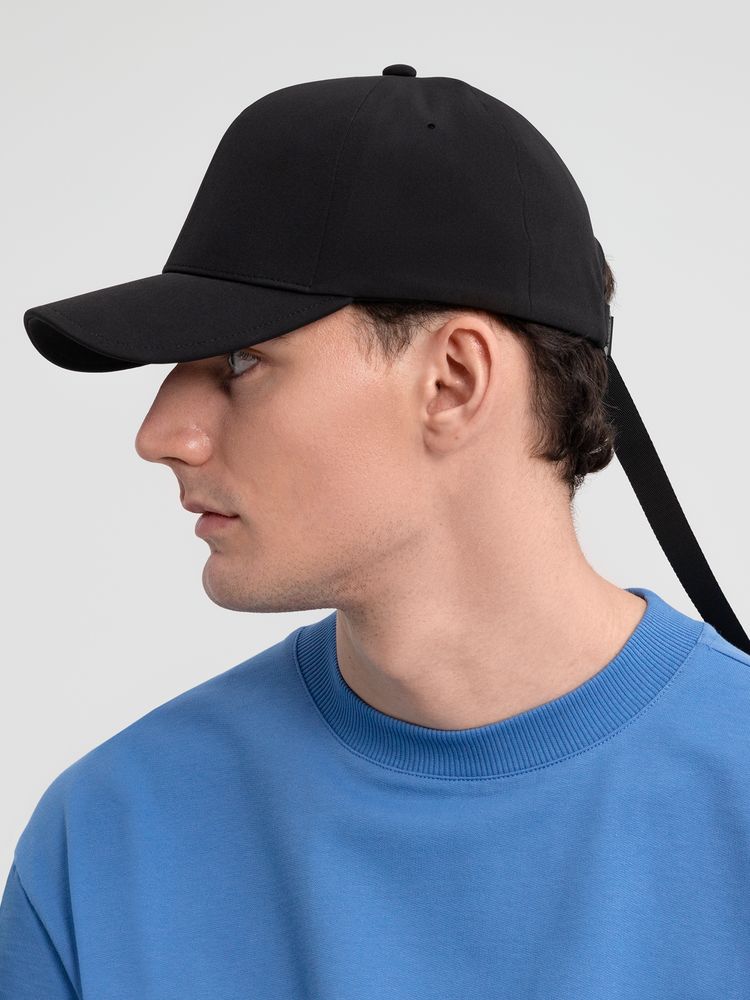 Бейсболка Kosmos, черная — изображение 9