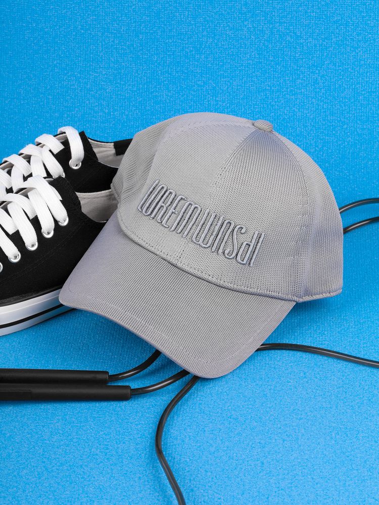 Бейсболка Dogoni, серая — изображение 11