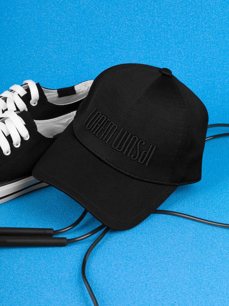 Бейсболка Dogoni, черная — изображение 10